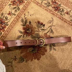 maroonish belt